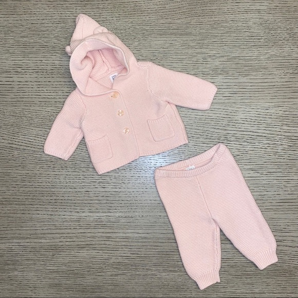 Baby Pink Gap Knit matching set - Picture 1 of 5